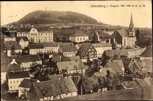 Ak Altenberg im Erzgebirge, Gesamtansicht