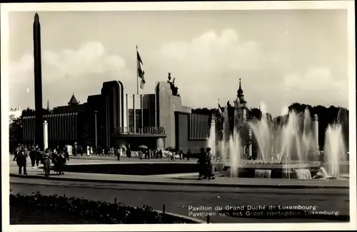 Ak Bruxelles Brüssel, Exposition 1935, Pavillon du Grand Duché de Luxembourg