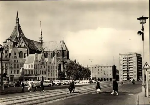 Ak Hansestadt Rostock, Ernst-Thälmann-Platz