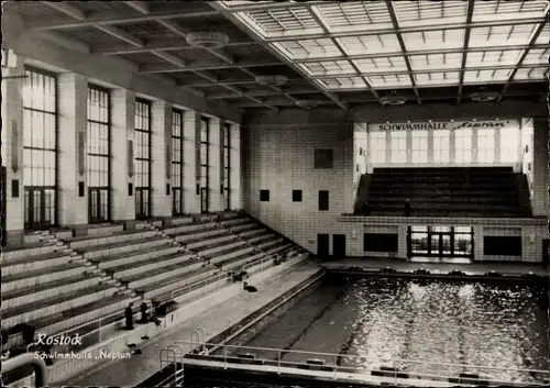 Ak Hansestadt Rostock, Schwimmhalle "Neptun"