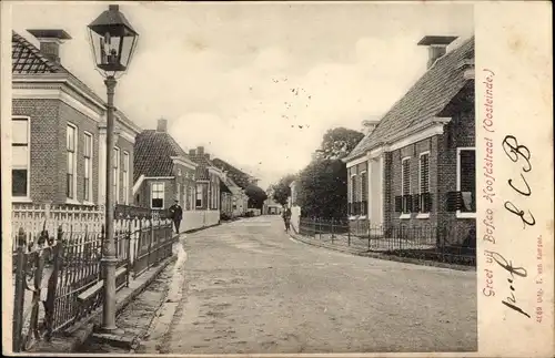 Ak Baflo Het Hogeland Groningen, Hoofdstraat, Oosteinde