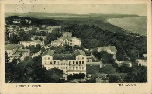 Ak Göhren auf Rügen, Panoramablick nach Sellin