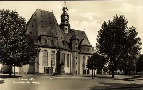Ak Hanau am Main, Französische Kirche