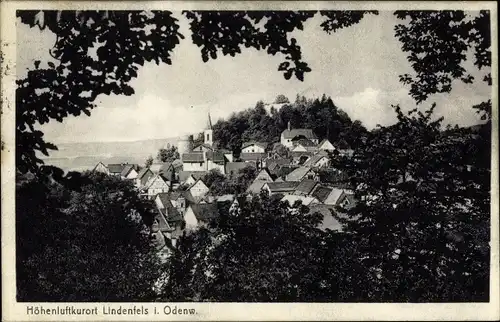 Ak Lindenfels im Odenwald, Panorama