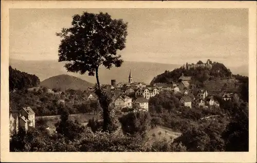 Ak Lindenfels im Odenwald, Panorama