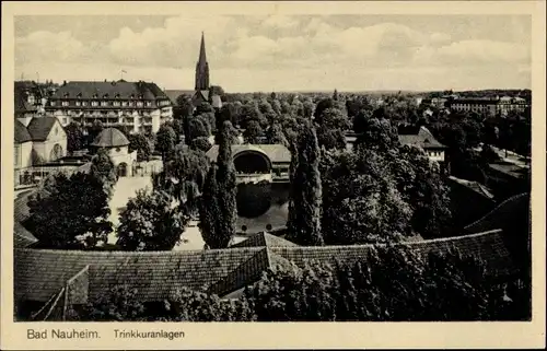 Ak Bad Nauheim in Hessen, Die Trinkkuranlagen, Kirche