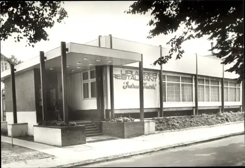 Ak Ostseebad Kühlungsborn, FDGB-Urlauberrestaurant Julius Fucik