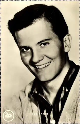 Ak Schauspieler Pat Boone, Portrait, Junges Glück im April