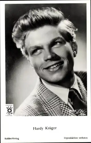 Ak Schauspieler Hardy Krüger, Portrait