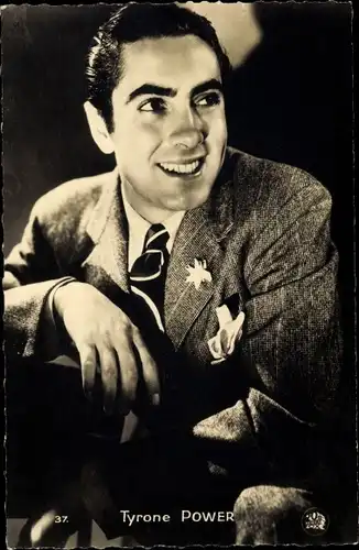 Ak Schauspieler Tyrone Power, Portrait
