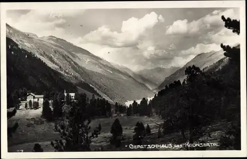 Ak Gepatschhaus, Berghütte in Österreich, Sektion Frankfurt am Main