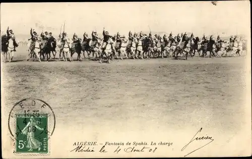 Ak Algerie, Fantasia de Spahis, la charge