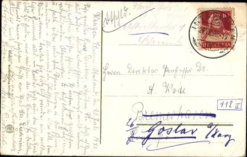 Ak Kanton Bern, Jungfrau, Landschaftsbild