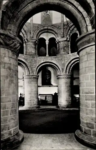 Ak Cambridge East England, famous circular Nave of the Round Church