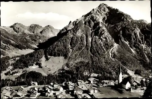 Ak Mittelberg im Kleinwalsertal Vorarlberg, Teilansicht