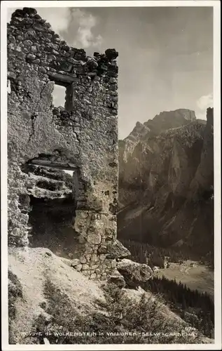 Ak Wolkenstein in Gröden Selva di Valgardena Südtirol, Burg