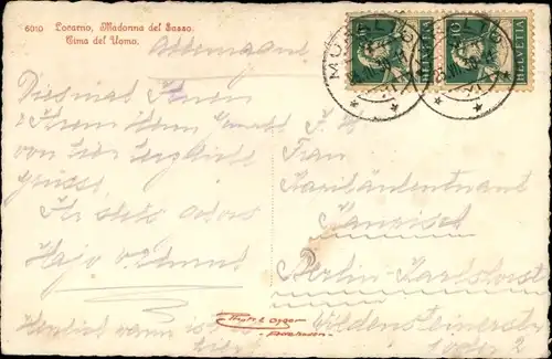 Ak Locarno Kanton Tessin Schweiz, Madonna del Sasso, Kirche