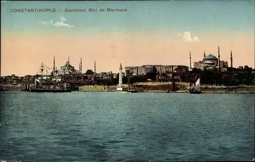 Ak Konstantinopel Istanbul Türkei, Stamboul Mer de Marmara