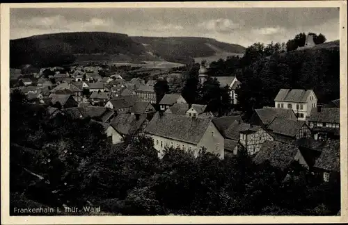Ak Frankenhain in Thüringen, Teilansicht