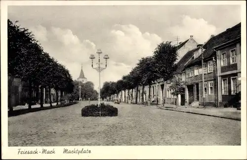Ak Friesack in der Mark, Marktplatz