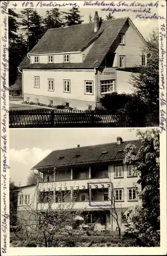 Ak Hahnenklee Bockswiese Goslar im Harz, Gasthaus im Waldwinkel