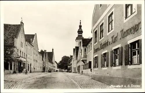 Ak Neustadt an der Donau Niederbayern, Brauerei und Malzfabrik Karl Neumeyer