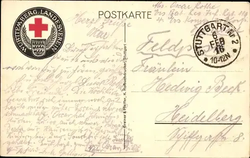 Ak Stuttgart in Württemberg, Der Wackere Schwabe in Eisen, forcht sich nitt, 1914-1915