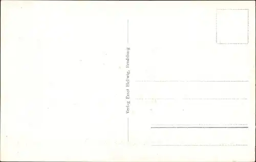 Ak Rendsburg in Schleswig Holstein, Herrenstraße, Gasthaus Reichskrone, Geschäftshaus E. Hellwig