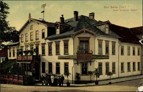 Ak Bad Berka im Weimarer Land Thüringen, Hotel Deutscher Kaiser