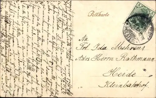 Ak Brokstedt in Holstein, Straßenpartie