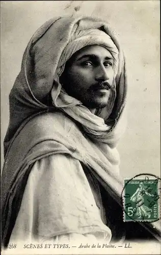 Ak Scènes et Types, Arabe de la Plaine, Maghreb
