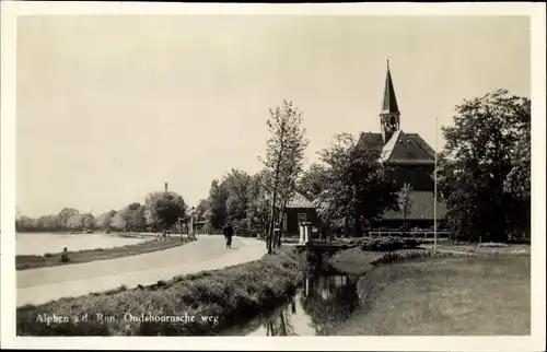 Ak Alphen aan den Rijn Südholland, Oudshoornsche weg