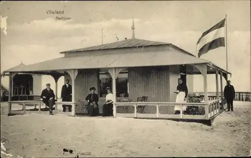 Ak Vlieland Friesland Niederlande, Paviljoen