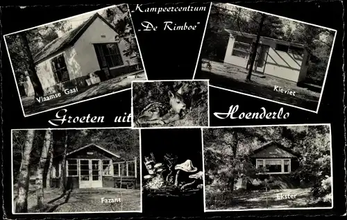 Ak Hoenderloo Gelderland, Kampeercentrum De Rimboe van 1934