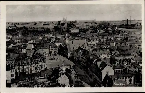 Ak Zwickau in Sachsen, Panorama