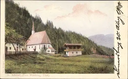 Ak Waidring in Tirol, Sankt Adolari, Blick auf die Kirche