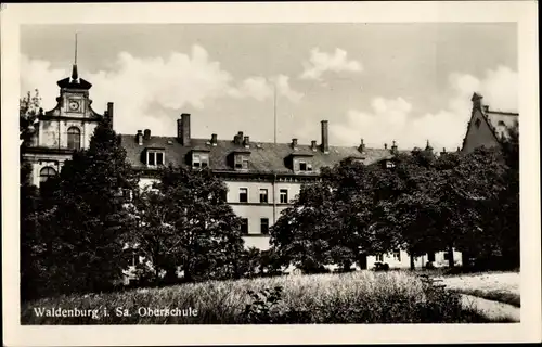 Ak Waldenburg in Sachsen, Oberschule