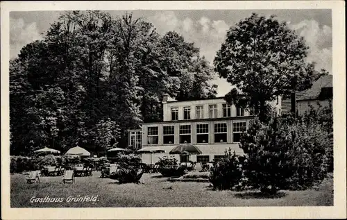 Ak Waldenburg in Sachsen, Gasthaus Grünfeld