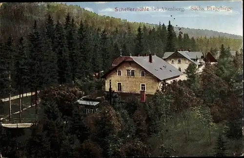 Ak Schellerhau Altenberg Sächsisches Erzgebirge, Schellermühle