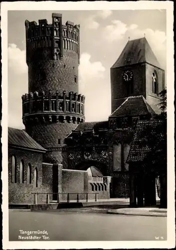 Ak Tangermünde an der Elbe, Neustädter Tor
