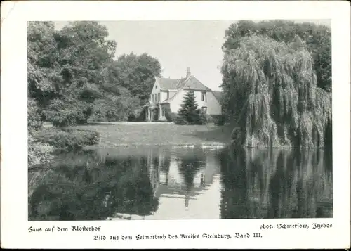 Ak Itzehoe in Holstein, Haus auf dem Klosterhof, Bild aus dem Heimatbuch des Kreises Steinburg