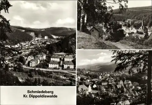 Ak Schmiedeberg Dippoldiswalde im Erzgebirge, Ortsansichten