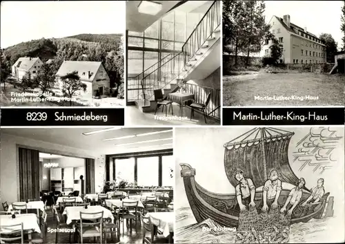 Ak Schmiedeberg Erzgebirge, Martin Luther King Haus, Rüstzeitenheim Ev. Freikirchl. Gemeinden DDR