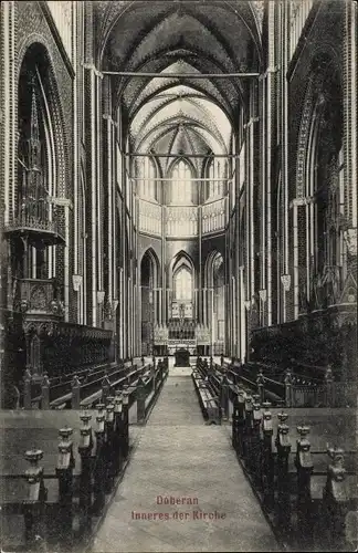 Ak Bad Doberan in Mecklenburg, Inneres der Kirche