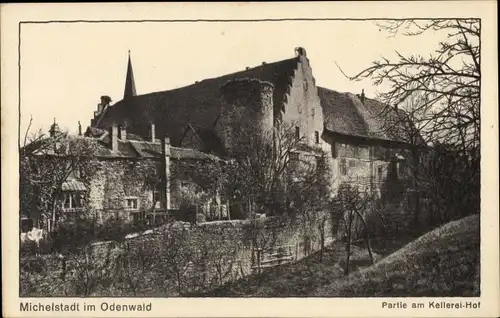 Ak Michelstadt im Odenwald Hessen, Partie am Kellereihof