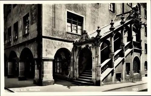 Ak Ulm an der Donau, Rathaus