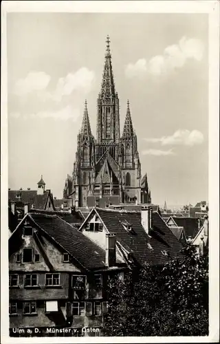 Ak Ulm an der Donau, Münster v. Osten