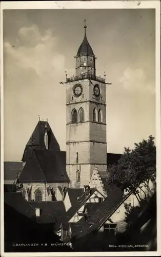 Ak Überlingen am Bodensee, Münster