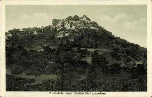 Ak Maienfels Wüstenrot in Württemberg, vom Brettachtal gesehen