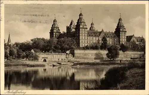 Ak Aschaffenburg in Unterfranken, Schloss Johannisburg